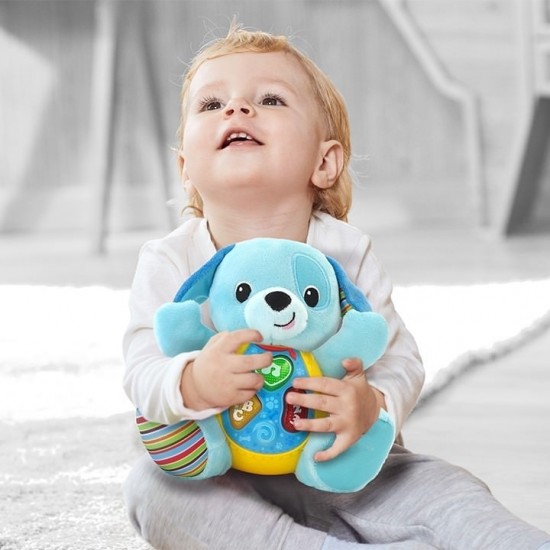 Jucarie interactiva bebe Winfun - Canta si invata cu catelusul Blueberry