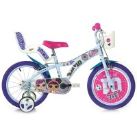Bicicleta pentru fetite LOL 14 inch Dino Bikes