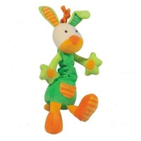 Jucarie muzicala iepuras Brevi Soft Toys