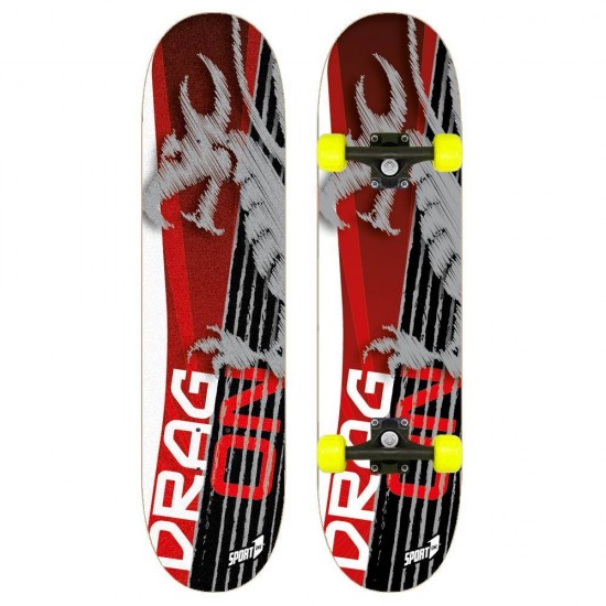 Skateboard Double ABEC1 80 cm Dragon - Mandelli