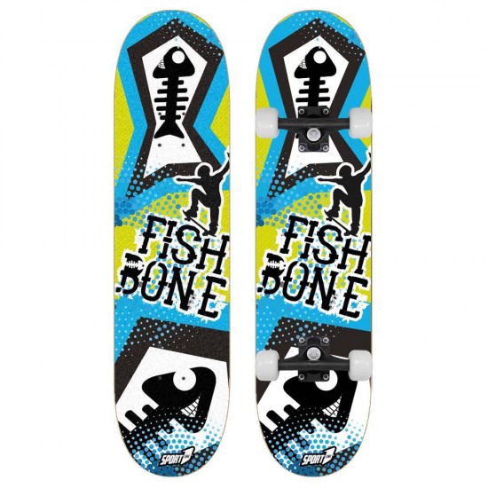 Skateboard Double ABEC1 80cm Fish Bone - Mandelli