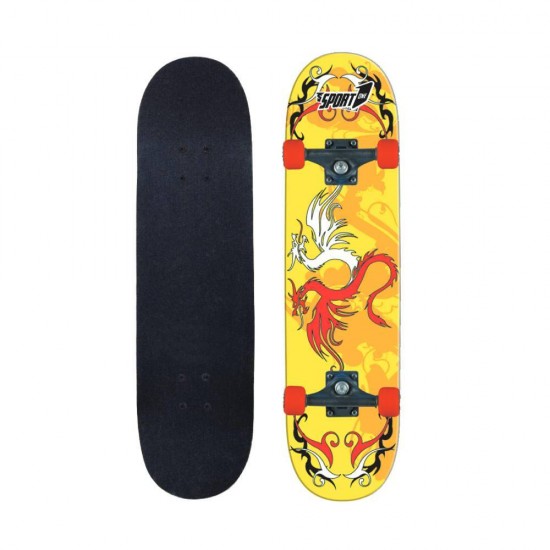 Skateboard Orion ABEC1 80 cm Dragon - Mandelli