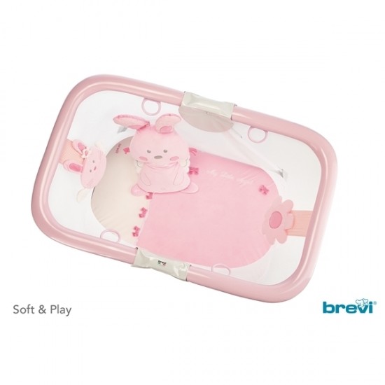 Tarc de joaca Soft & Play Brevi Roz