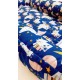 Baby nest din bumbac Eko Navy