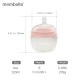 Biberon anticolici Mombella Breast-Like 120 ml, tetina S flux lent, 100% Silicon, Old Roze