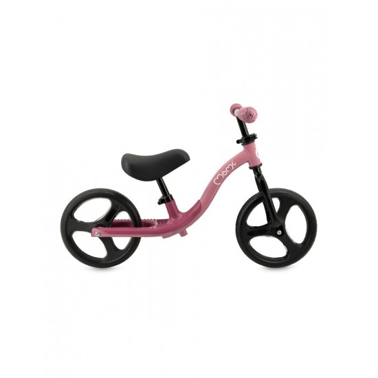 Bicicleta fara pedale cu roti led Momi Isoka Pink Bicicleta fara pedale cu roti led Momi Isoka Pink