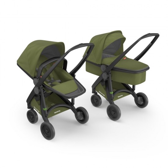 Carucior 2 in 1 Greentom 100% Ecologic Black Olive