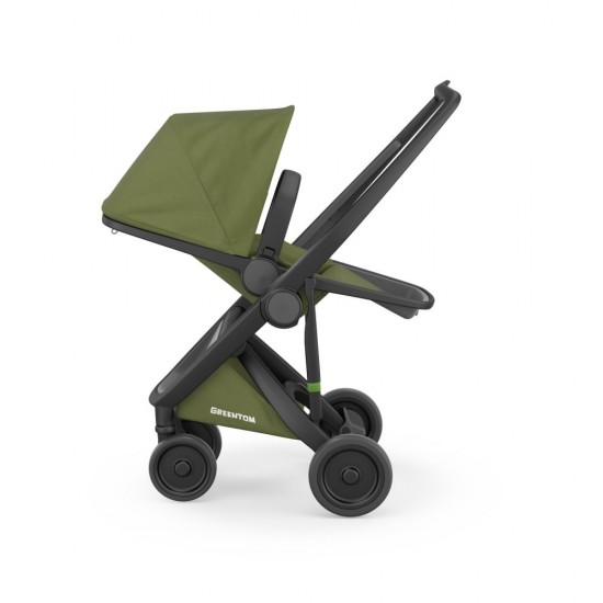 Carucior 2 in 1 Greentom 100% Ecologic Black Olive