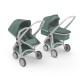 Carucior copii 2 in 1 Greentom 100% Ecologic Grey Sage