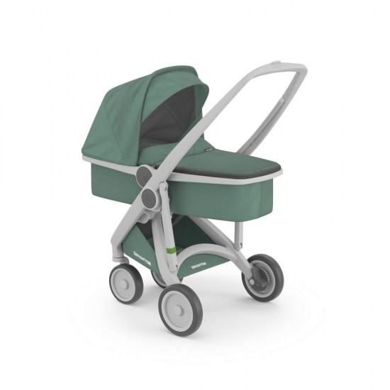 Carucior copii 2 in 1 Greentom 100% Ecologic Grey Sage