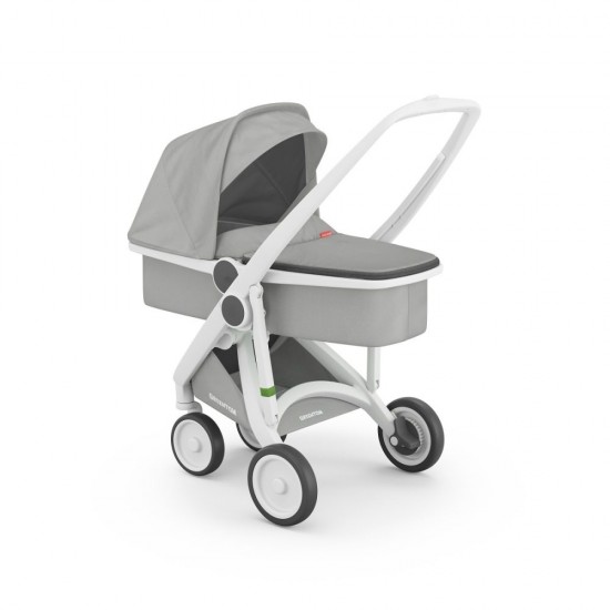 Carucior 2 In 1 Greentom 100% Ecologic White Grey