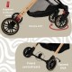 Carucior Sport AppeKids Travel, Ultracompact, Tip Troller, Black Carucior Sport AppeKids Travel, Ultracompact, Tip Troller, Black