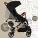 Carucior Sport AppeKids Travel, Ultracompact, Tip Troller, Black Carucior Sport AppeKids Travel, Ultracompact, Tip Troller, Black