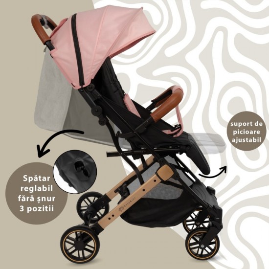 Carucior Sport AppeKids Travel, Ultracompact, Tip Troller, Pink Carucior Sport AppeKids Travel, Ultracompact, Tip Troller, Pink