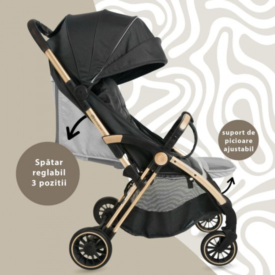 Carucior Sport AppeKids Upp Ultracompact Jet Black