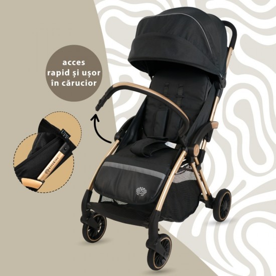 Carucior Sport AppeKids Upp Ultracompact Jet Black