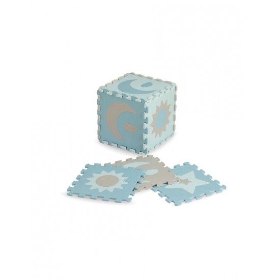 Covoras de joaca puzzle 120x120 cm Momi Nebe Blue