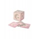 Covoras de joaca puzzle 120x120 cm Momi Nebe Pink