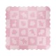 Covoras de joaca Puzzle 150x150 cm Momi Zawi Pink