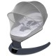 Leagan electric pentru bebelusi, cu spatar reglabil si senzor de miscare, AppeKids Evoque - Powder Grey Leagan electric pentru bebelusi, cu spatar reglabil si senzor de miscare, AppeKids Evoque - Powder Grey