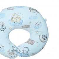 Perna pentru alaptare, 100% Bumbac, 60X60 cm, Appekids - Clouds