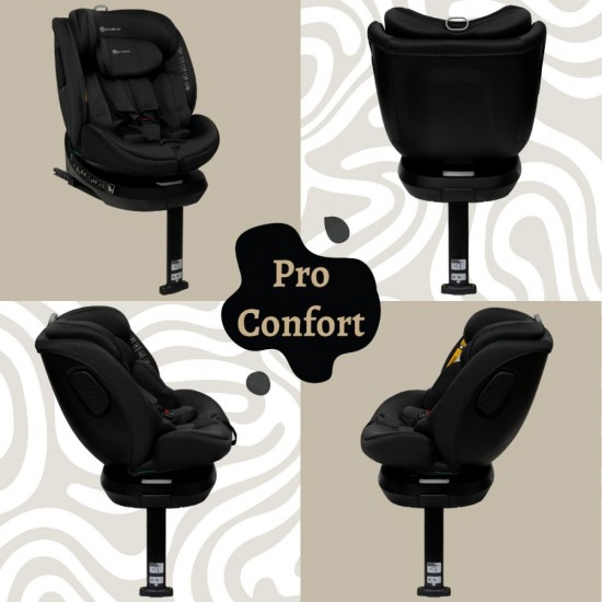 Scaun auto Appekids, I-SIZE, 40-150 cm, Rear Facing 360°, Pro Confort - Black Scaun auto Appekids, I-SIZE, 40-150 cm, Rear Facing 360°, Pro Confort - Black