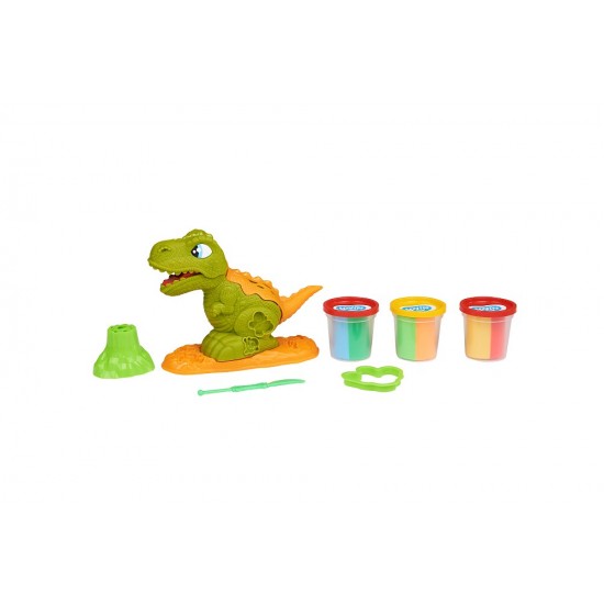 Set plastilina, accesorii si jucarie pentru modelaj Lovin Dino Max