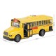 Autobuz scolar cu sunete, lumini si usi deschise School Bus scara 1:16 galben 