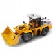 Buldozer de jucarie cu sunete si lumini 31 cm galben 