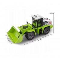 Buldozer de jucarie cu sunete si lumini 31 cm verde