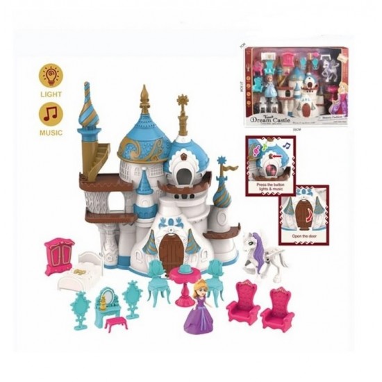 Castel cu muzica, lumini si accesorii Funny Dream Castle 