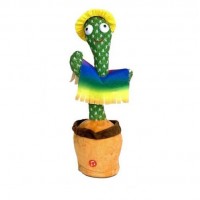 Jucarie interactiva cactus dansator Rumba-Dumba cu incarcare USB