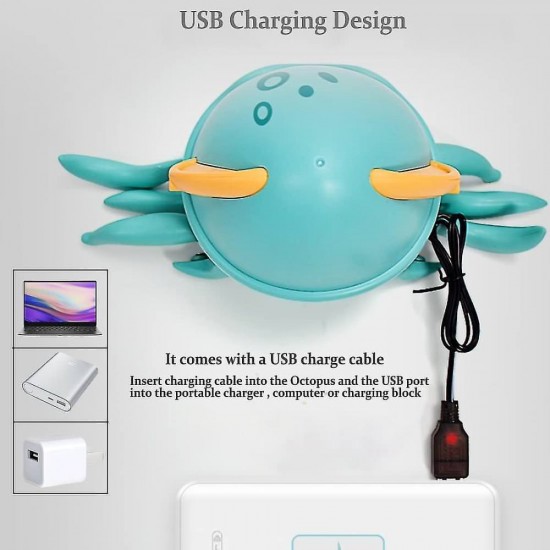 Jucarie interactiva Caracatita electrica cu inductie si incarcare USB
