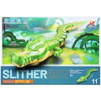 Jucarie interactiva crocodil electric cu lumini Slither Bot
