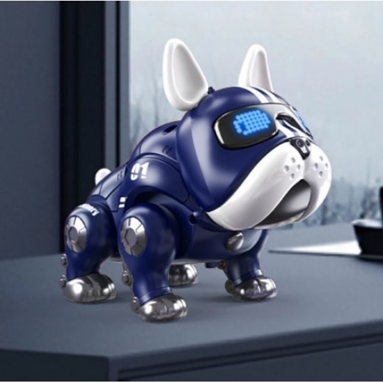 Jucarie interactiva robot catel inteligent Bulldog