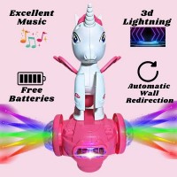 Jucarie interactiva unicorn cu muzica si lumini 