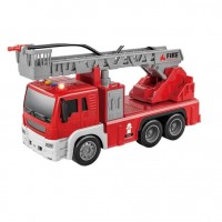 Masina de pompieri cu sunete, lumini si functie stropire City Truck 28 cm 