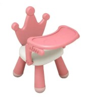 Scaunel multifunctional pentru copii cu tavita detasabila Princess roz 