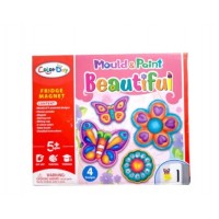 Set creativ pictura magneti de frigider Color Day - Fluturi si flori