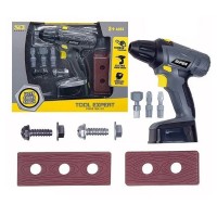 Set de joaca bormasina electrica Tool Expert cu accesorii