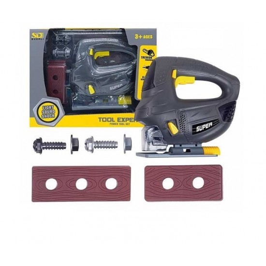 Set de joaca fierastrau electric Tool Expert cu accesorii