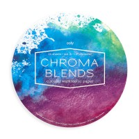 Bloc desen circular Watercolor Chroma Blends