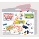 Creioane cerate interconectabile Block Crayons - Autobuz Scolar, Haku Yoka