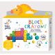 Creioane cerate interconectabile Block Crayons - Dinozaur Triceratops, Haku Yoka