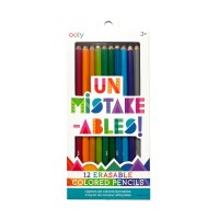 Set 12 creioane colorate care se sterg Un-Mistake-Ables!