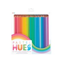 Set 24 creioane colorate in nuante pastelate