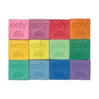 Creta lavabila Chalk-O-Rama, set de 12 cuburi, perfecta pentru desen pe asfalt