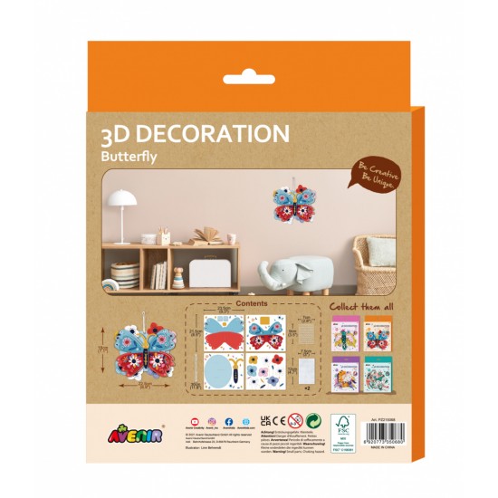 Decoratiune 3D - Fluture