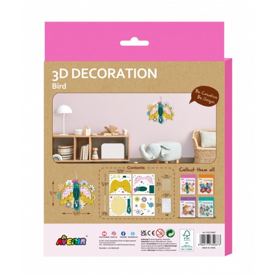 Decoratiune 3D - Pasare