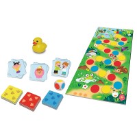 Joc de societate cooperativ pentru toddleri Funny Duck